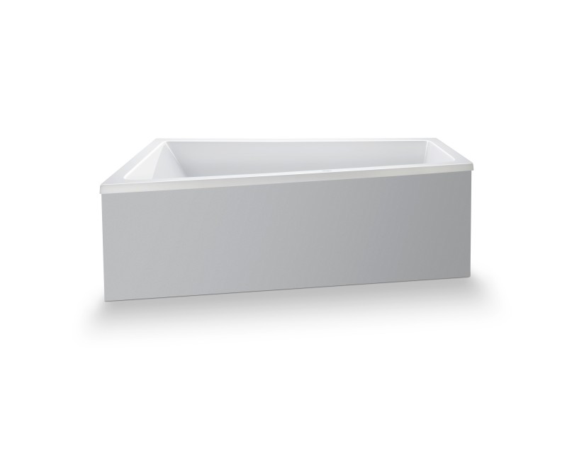 Asimetrinė vonia Duravit, 150x80cm, akrilas, balta 700504000000000